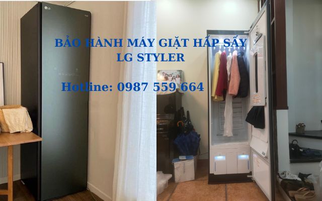 Sửa máy giặt hấp sấy LG Styler tại Thủ Đức